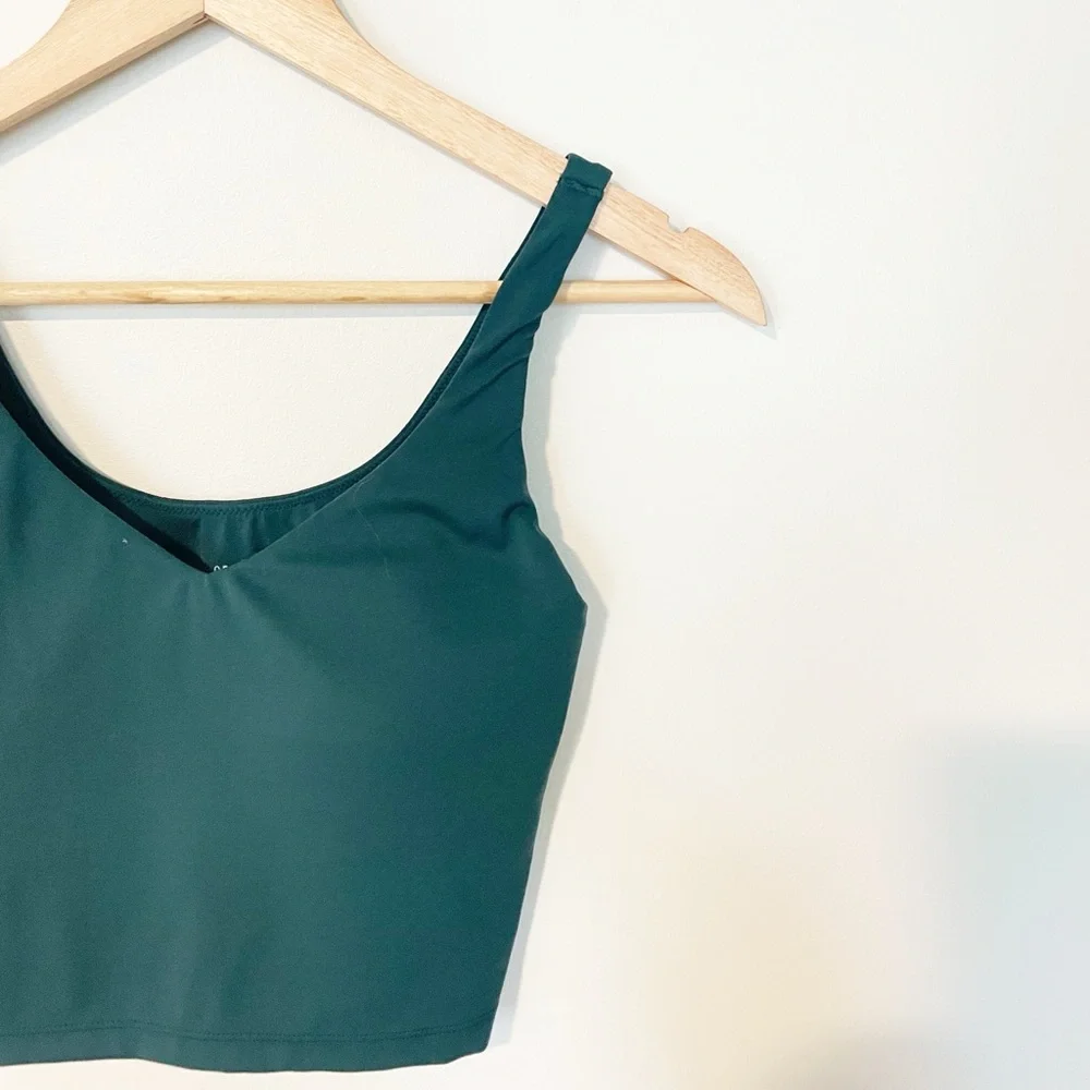 Aerie OFFLINE • Emerald Green Recharge Bra Top - Picture 2 of 4